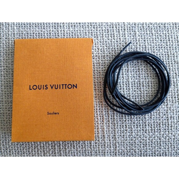 Louis Vuitton Other - LOUIS VUITTON Authentic Black round 33.5” Shoelaces replacement | MINT